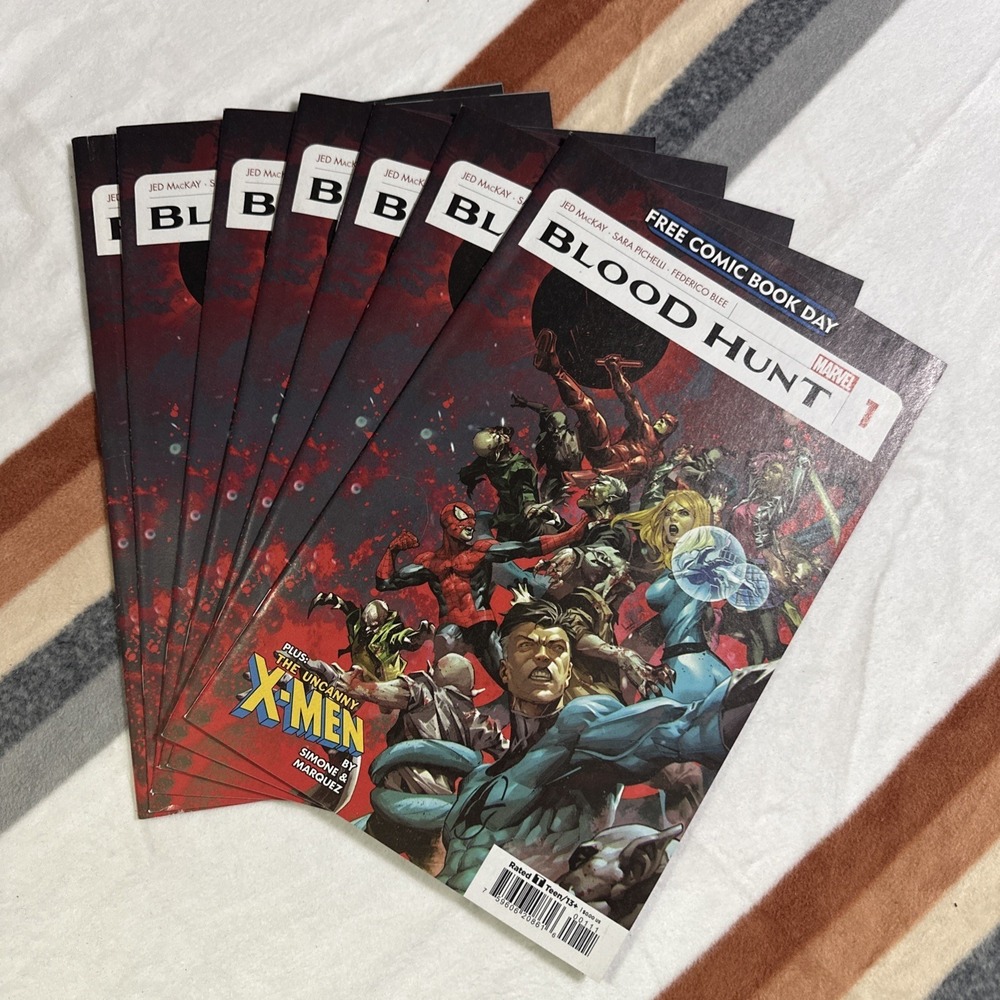 Blood Hunt, Marvel, The Uncanny X-Men Comic Lot Of  7 ! NEW!